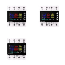 3X KWS-306WF WiFi Power Meter Spanningsbeveiligingsschakelaar Stroom- en Spanningsmonitor, Relais, Stroomonderbreker