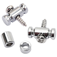 2 Stücke Roller String Tree für Gitarre Elektrische Akustische Box Zubehör Chrom