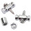 2Pcs Roller String Tree For Guitar Electric Acoustic Box Accessories Chrome 1