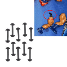 20X for Motu Leg Strap Replacement Connectors Rubber Leg Band Connectors Clip for Motu Vintage Figures
