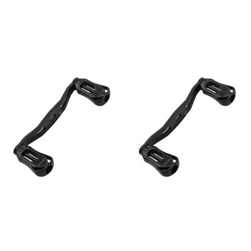 2X Reel Crank Handle 8X5mm for    Baitcasting Reel Carbon Handle 1
