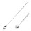 Retractable Fork and Spoon Set Barbecue, Dinner, Dessert Tableware Adjustable and Lengthened Anti-Scalding Tableware 9