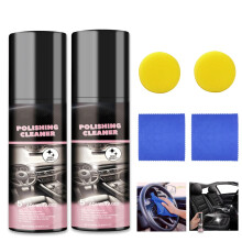 Car Interior Cleaner and Detailing Spray 2 Pack 100ml for Deep Cleaning Leather Plastic and Dashboard