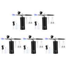 5X Airbrush-Kit, Wiederaufladbarer Kabelloser Airbrush-Kompressor, 30 PSI Hochdruck, Tragbare Hand-Airbrush-Pistole, Airbrush-Set
