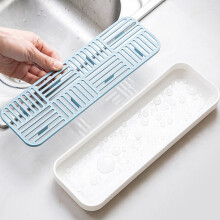 Sink Soap Rack Sponge Holder Cup Tableware Drain Tray Dish Washing Scrubber Kitchen Storage Trays Kitchen Organizer A