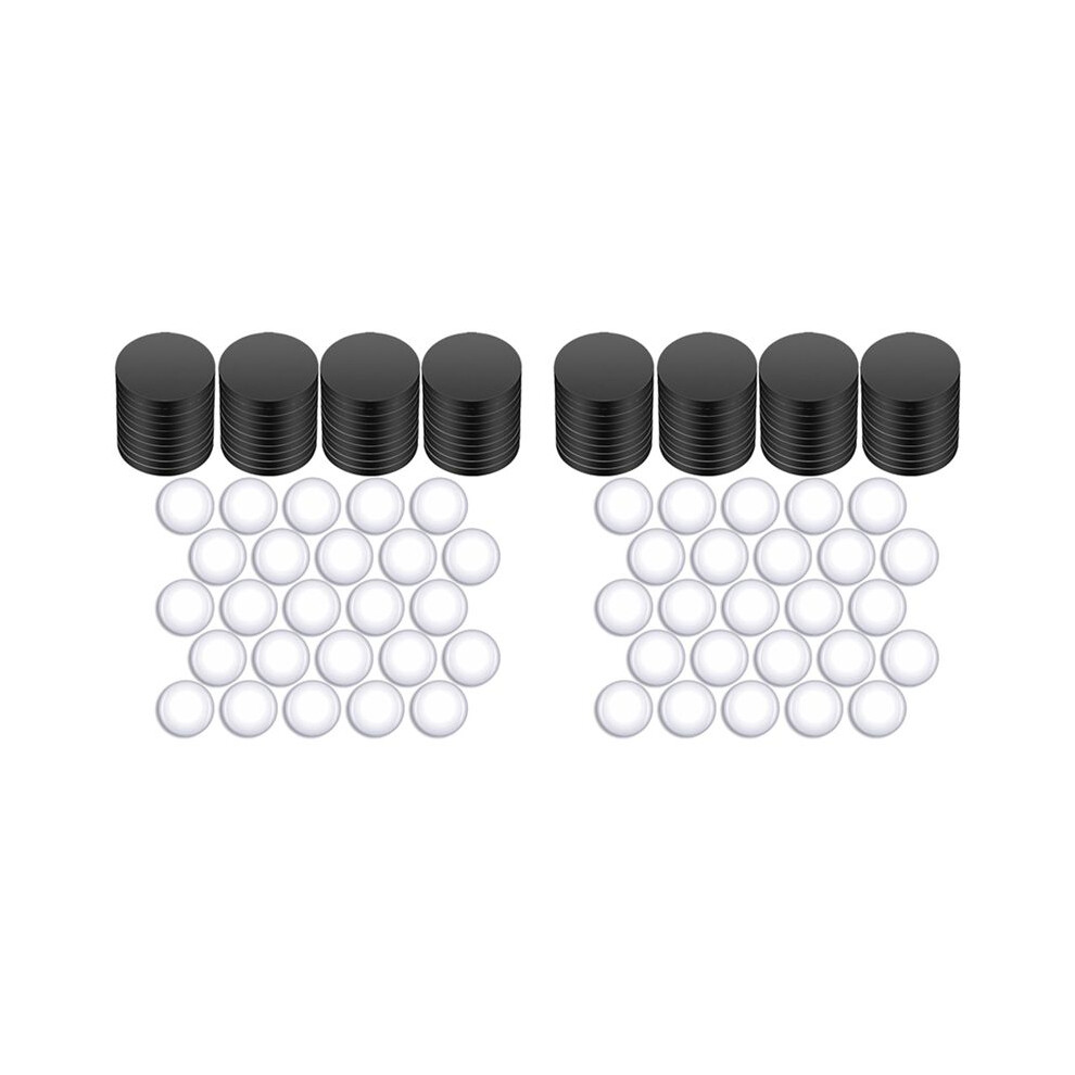 Photos - Multi Power Tool Fridge Magnets for DIY Crafts Sets Round Magnetic Discs with Clear Dome Cabochons Glass Magnets Discs (96 Sets)