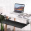 Under Desk Keyboard Tray, PullOut Adjustable Height, SpaceSaving, Black, 25 x 65 cm 1