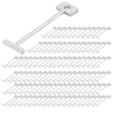 200Pcs Tile Leveling System for Tile Laying Reusable Steel Needles Flooring Replaceable Pin Tiling Construction Tools