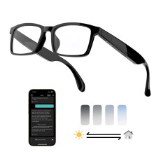 Smart Bluetooth Translator Glasses with AI Photochromic Lenses for Travel, Business and Sports