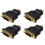 4X DVI 24 +1 (DVI-D) Buchse auf  Stecker Adapter 1