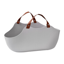 Cats Litter Pans for Older Cats Plastic Handle Smooth-Gray