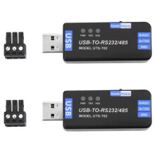 2X Module de Communication USB Vers RS485/RS232 Convertisseur de Ligne Série Bidirectionnel Semi-Duplex Module de Communication