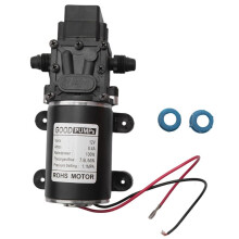 12V 100W High Pressure Self Priming Water Pump 160Psi 8Lpm Caravan Camping Boat