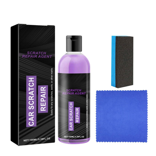 Car Scratch  Kit 3pc with Precise Color Match, Durable Touch Up Paint for All Car Models