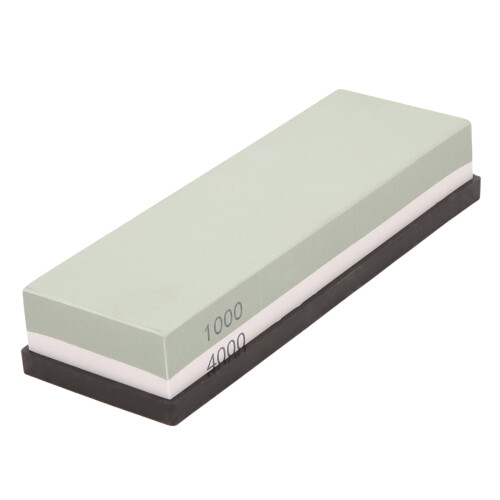 Whetstone Sharpening Stone 1000/4000 Grit - Knife Sharpener Stone - Waterstone Rubber Stone Holder Included 2