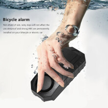 113Db Super Loud Wireless Motorcycle Bicycle Alarm Security Anti-Theft Alarm with Remote Control Waterproof Black