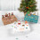 10PCS Christmas Candy Boxes Animal Shape Durable Color-White 3