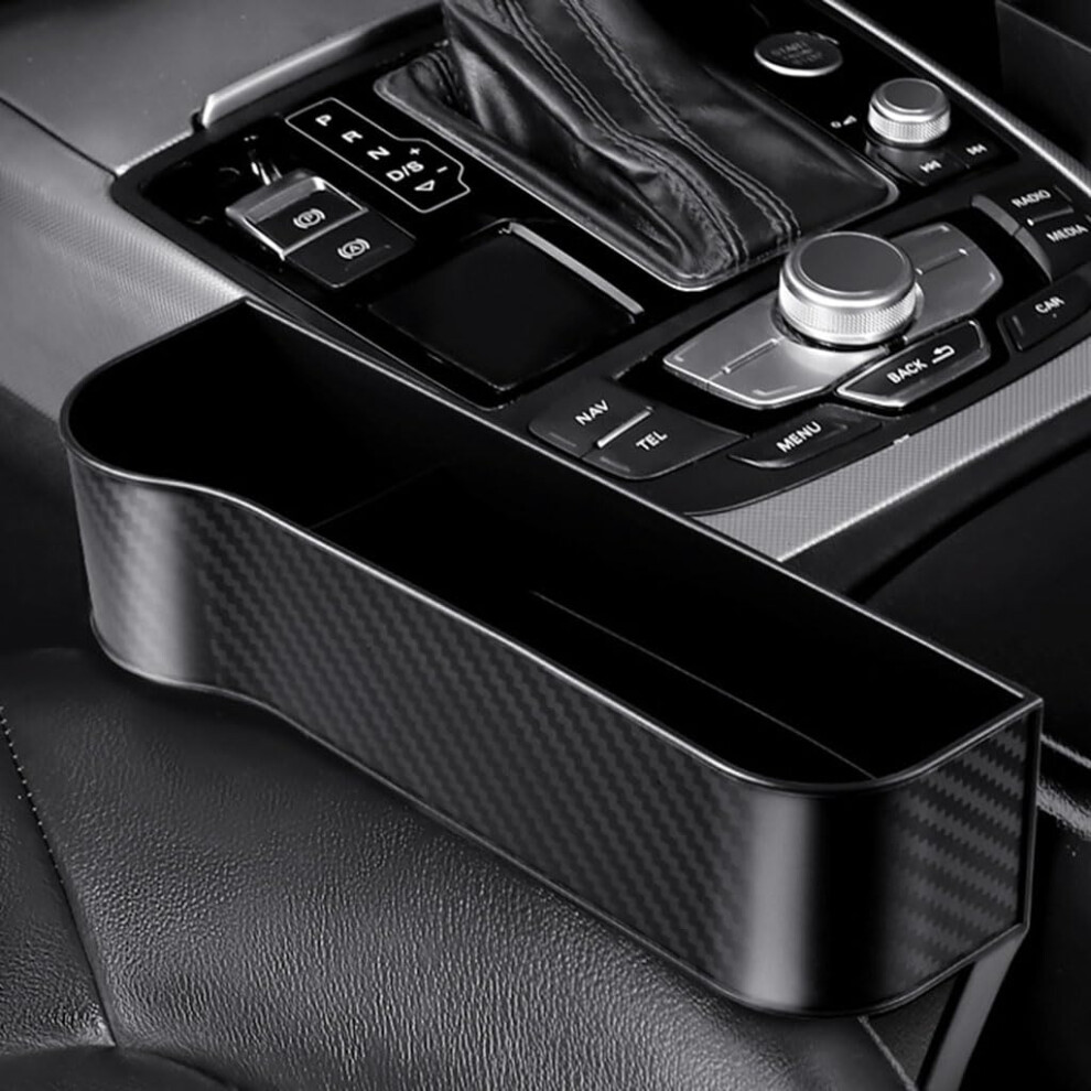 Car Seat Gap Organizer For Abarth 500E 2023Â2025, AntiâFall Storage Box, Driver Side Black 9771547591412