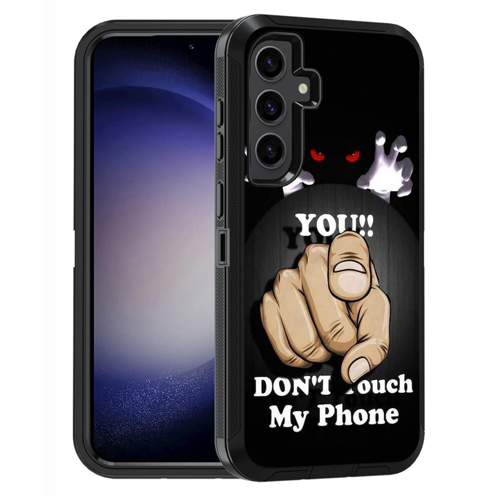 Case For Samsung Galaxy S24 Fe Military Grade Shockproof Fullbody Protective Cover Don't Touch My Phone 9455672308229
