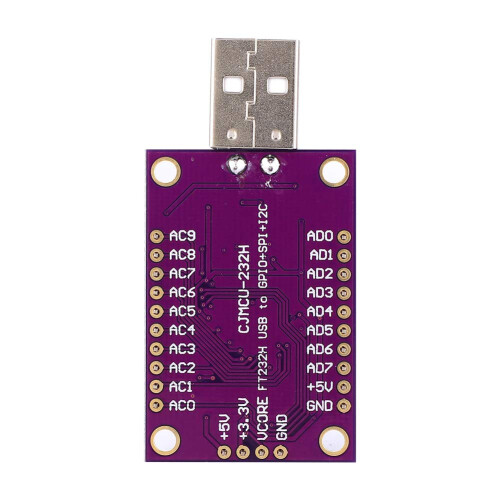 Speed USB to UART SPI I2C Converter Module, Single Channel Serial Interface for Embedded Development 2