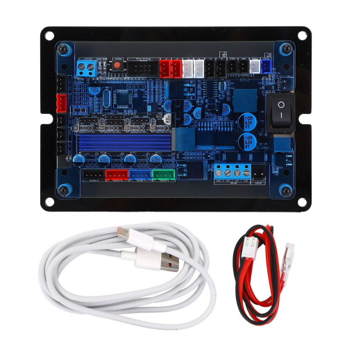 GRBL CNC Controller Board 32 Bit 3 Axis Control with Dual YAxis Driver for Woodworking Engraving Router DC1248V