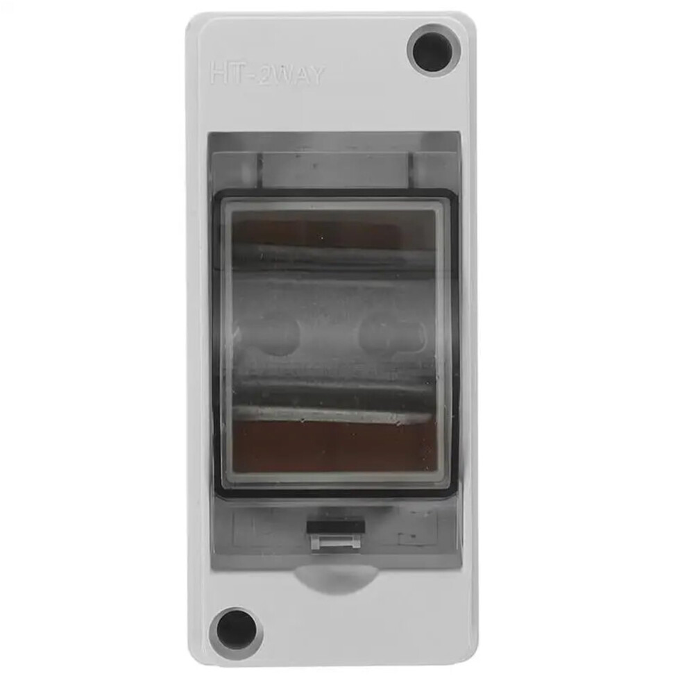 Weatherproof Electrical Enclosure Ip65 Waterproof 2 Way Din Rail Junction Box For Outdoor Use 9073542776741