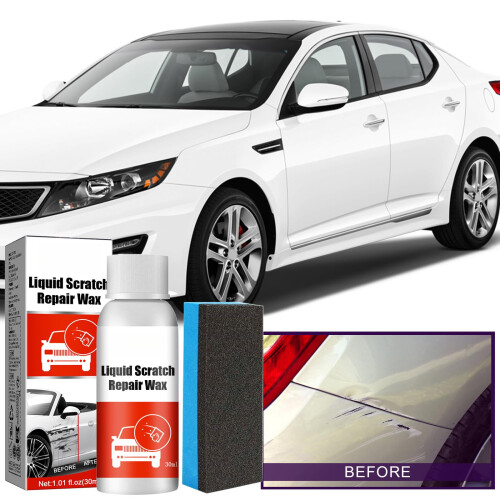 Car Scratch  Kit with Touch Up Paint, Quick Scratch Remover and Durable Metallic Finish, 3 pc 2