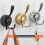 2pcs Stainless Steel Sucker Double Hook Punch-Free Powerful Sucker Hook Reusable Rust-Proof Clothes Hook Silver 3
