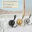 2pcs Stainless Steel Sucker Double Hook Punch-Free Powerful Sucker Hook Reusable Rust-Proof Clothes Hook Silver 9