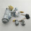 2X Ignition Lock Core Ignition  Steering  Lock + Door Lock with 4 Keys Set for  Hilux 1997-2005 3