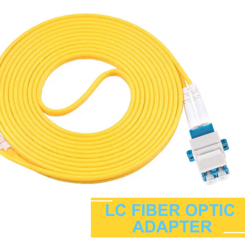 LC-Fiberoptisk Adapter LC Till LC Duplex Multimode 10GB F/F -Koppling för VäGgplattor, Patchpaneler 1