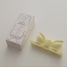 Gypsum Candlestick Retro Decorative Bow Candlestick Candle Holder Aromatherapy Candle Holder