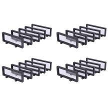20-Piece Set of 3D Display Cases - Transparent Plastic Display Frames for Jewelry, Antique, Coin