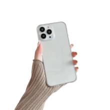 Case for iPhone 14 Pro Max Clear Silicone Cover with Camera Safety Lip and 4M Drop Protection