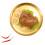 BBQ Thick Round Plate BBQ Plate Golden Cafe Fruit Cake Plate 3