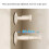 3pcs Suction Cup Clothes Hanger Storage Organizer Home Balcony Multi-Functional Wall-Mounted Hanger 7