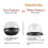 400 Pack Clear Plastic  Cupcake Container, Individual Packaging Treat Boxes with Dome Lids for  Muffin Macaron 4