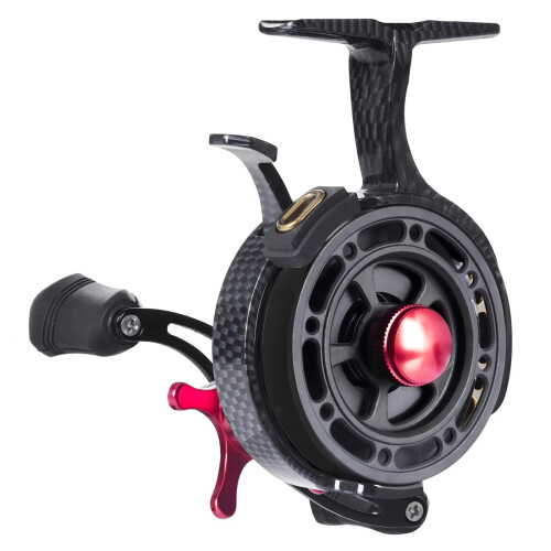 Moulinet de pêche sur glace en nylon durable, roues-Main gauche