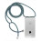 Silicone Case with Hanging Cord, Transparent Multicolour Protective Cover for iPhone 5 1