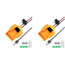 2X for Starlink Battery Adapter for 20V Battery Starlink Power Cable for with 6 Fuses