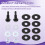 HYPERSONIC 2Pcs Car Universal Windshield Wiper Washer Spray Nozzle 6
