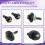 HYPERSONIC 2 St Car Universal Windshield Wiper Washer Spray Munstycke 7
