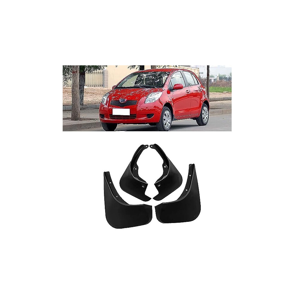 Mud Flaps For Toyota Yaris 20062011 Front And Rear Splash Guards Nodrill Allweather Protection Set 9092120215427