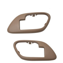 Interior Door Handle Trim Bezel Tan Pair Exact Fit Replacement for Chevy Tahoe 19952000 C/K 1500 2500 3500