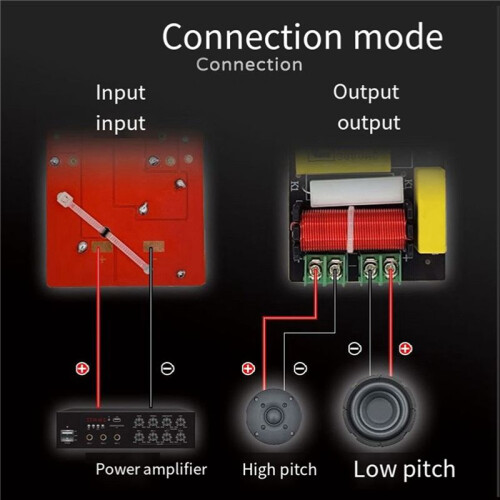 2X for Aurelia Speaker 2-Way Crossover 200W Multi-Function Portable High-End Audio Dedicated Crossover, B 2