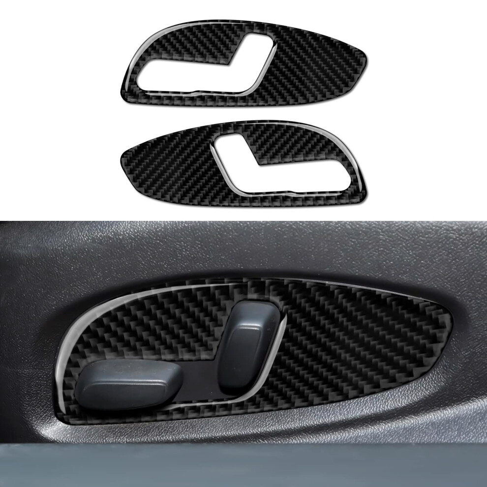 Carbon Fiber Car Interior Trim Seat Adjustment Button Cover For Chevrolet Camaro 20162023, 3D Finish 9771547636311