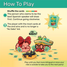 Family Friendly Bilingual Card Game for Game Nights - Hilarious Challenges, Trivia & Spanish Learning Fun for All Ages