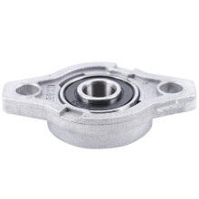 8X KFL000 Bore Inner 10mm Flange Mounted Pillow Block Bearings