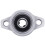 8X KFL000 Bore Inner 10mm Flange  Mounted Pillow Block Bearings 7