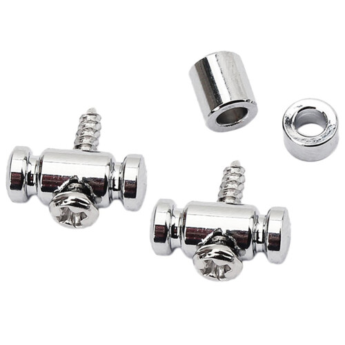 2Pcs Roller String Tree For Guitar Electric Acoustic Box Accessories Chrome 2